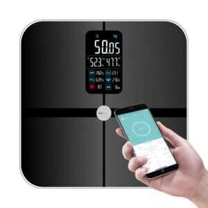 Customized Brand Free App Sensible Physique Fats Scale with Coronary heart Fee Monitor – 15 Physique Knowledge Out there in Inventory