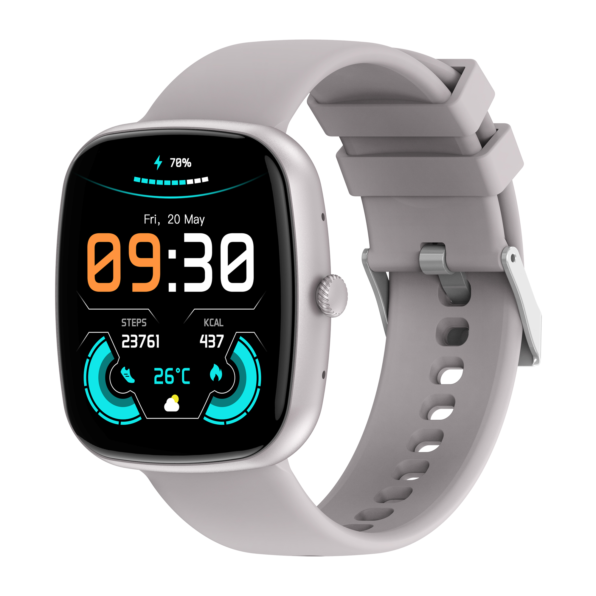 New 1.83-Inch IPS Sq. Smartwatch with BT Calling, Sports activities Options, Private Well being & Health Monitoring, Customizable Watch Faces, and IP67 Waterproof Ranking