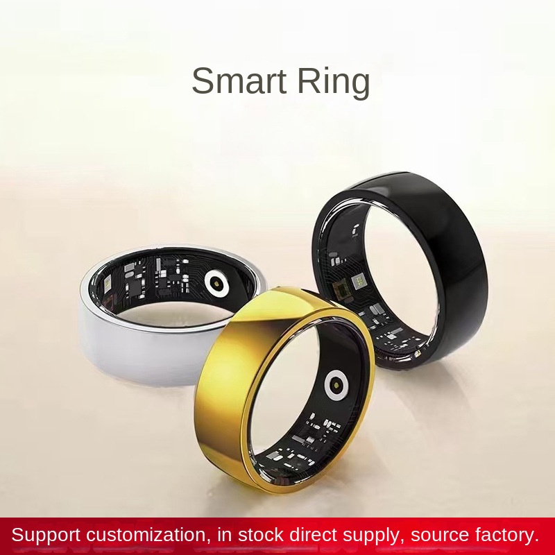 Wi-fi Sensible Ring for Blood Glucose, Coronary heart Price, and Blood Stress Monitoring - Distant Management Sleep Well being Monitor for Android Customers - Black